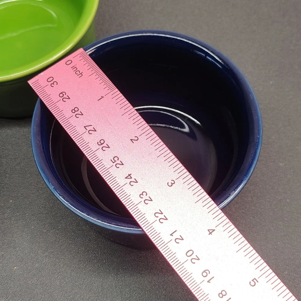 Fiesta Ramekin Set Home 3.5in Blue Green (Ceramic Bowls )